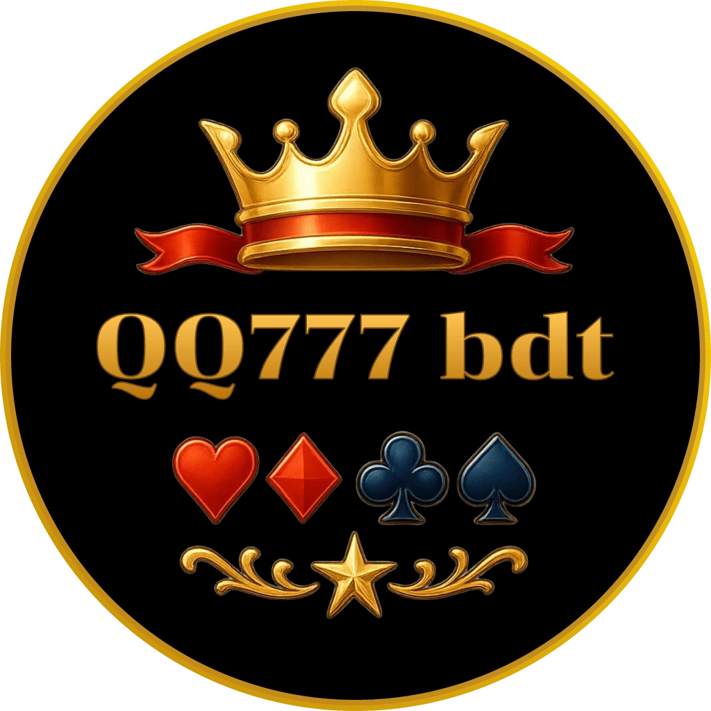 Glamorous casino themed scene with a confident woman in a sparkling dress in front of a glowing roulette wheel symbolizing high energy gaming at QQ777 bdt in Bangladesh